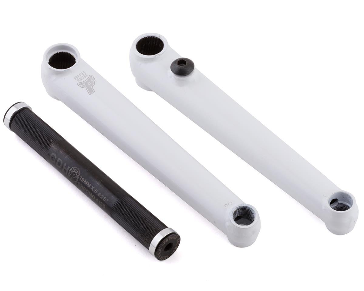 White bmx deals cranks